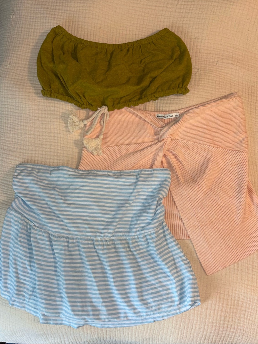 BUNDLE 3 tube/strapless tops. Free People, American Eagle, Abercrombie & Fitch